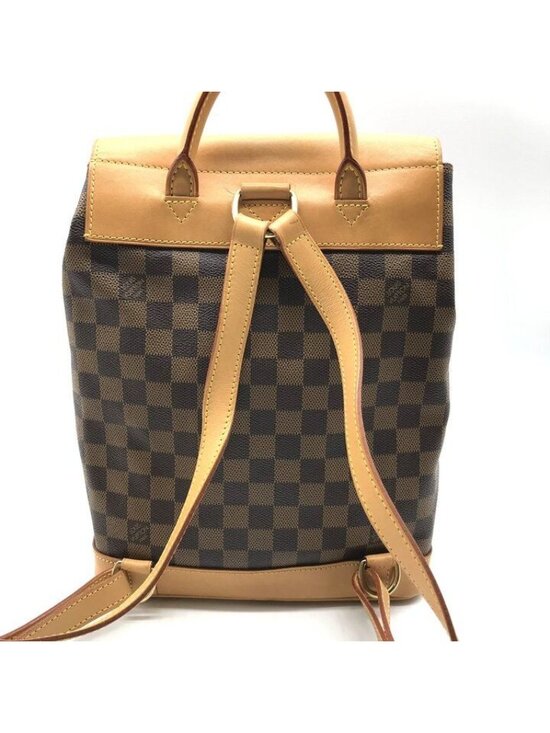 Louis Vuitton Damier Harlequin Leather Backpack Brown main image 6